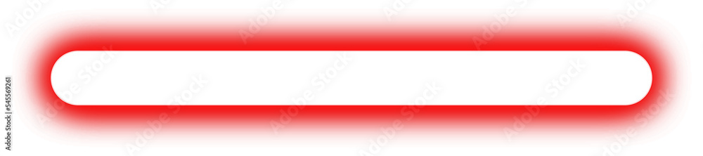 Obraz premium Red Neon Line Border