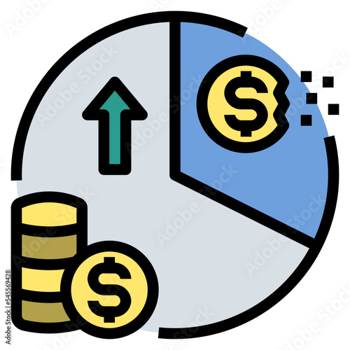 asset filled outline style icon
