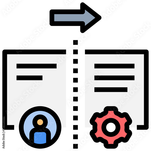 change filled outline style icon