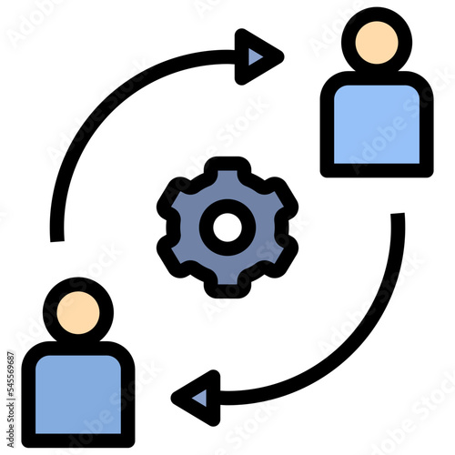 change filled outline style icon