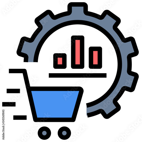 consumption filled outline style icon