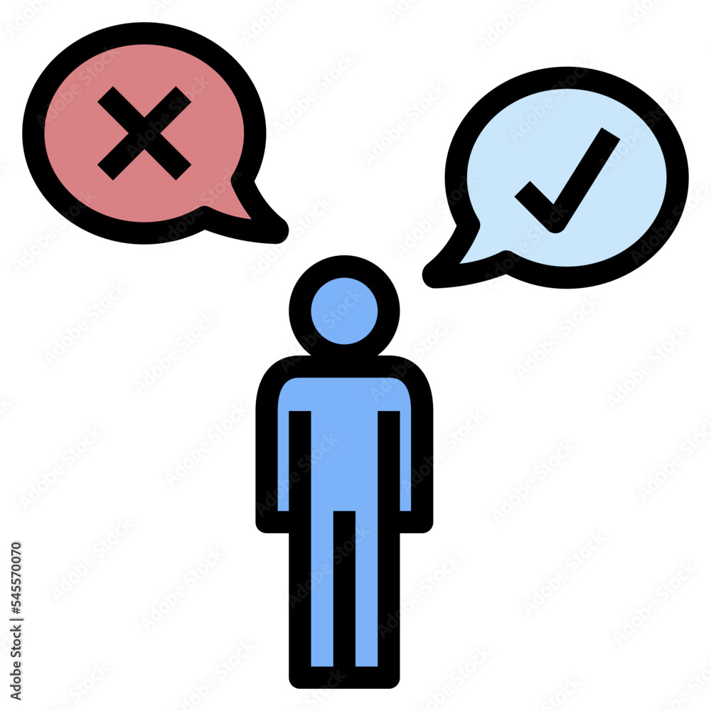 decision filled outline style icon decision filled outline style icon