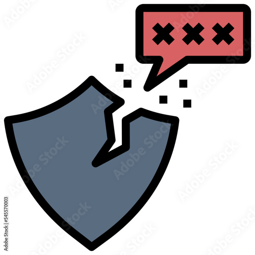 data filled outline style icon