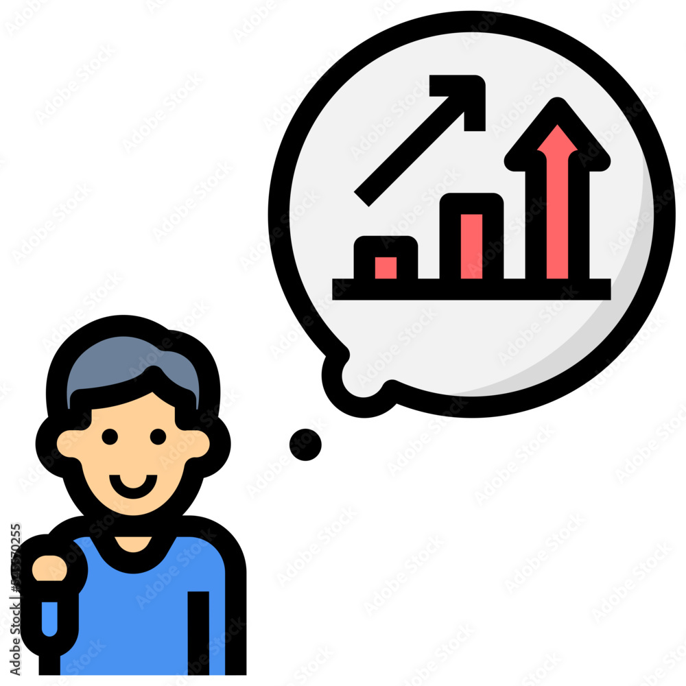 economist filled outline style icon economist filled outline style icon