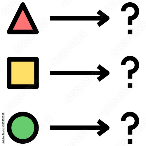 effect filled outline style icon