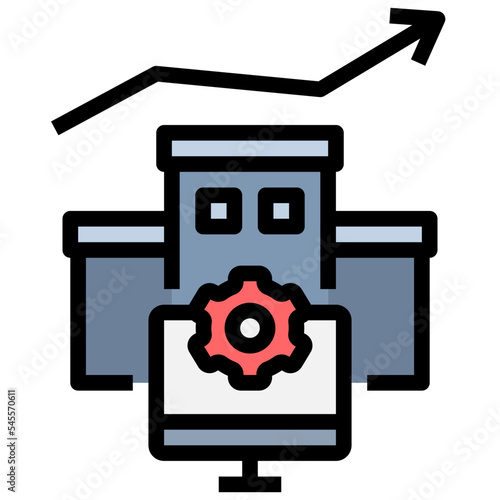 improve filled outline style icon