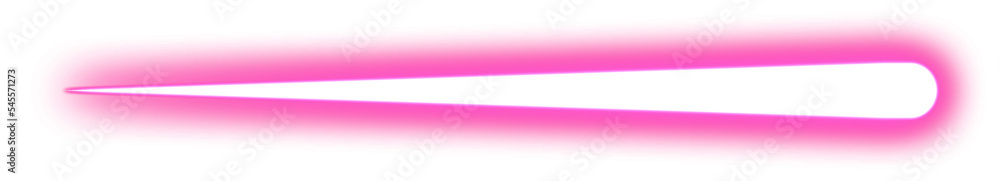 Pink Neon Line Border Vector Illustration