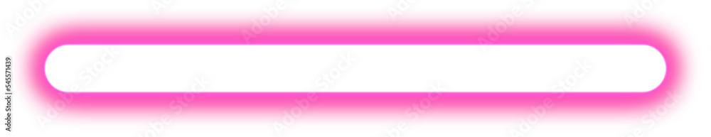 Pink Neon Line Border Vector Illustration