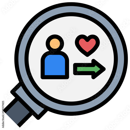 prognosis filled outline style icon
