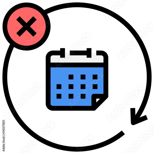 stop filled outline style icon