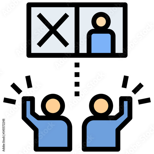 woo filled outline style icon