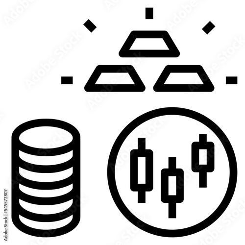 commodity outline style icon