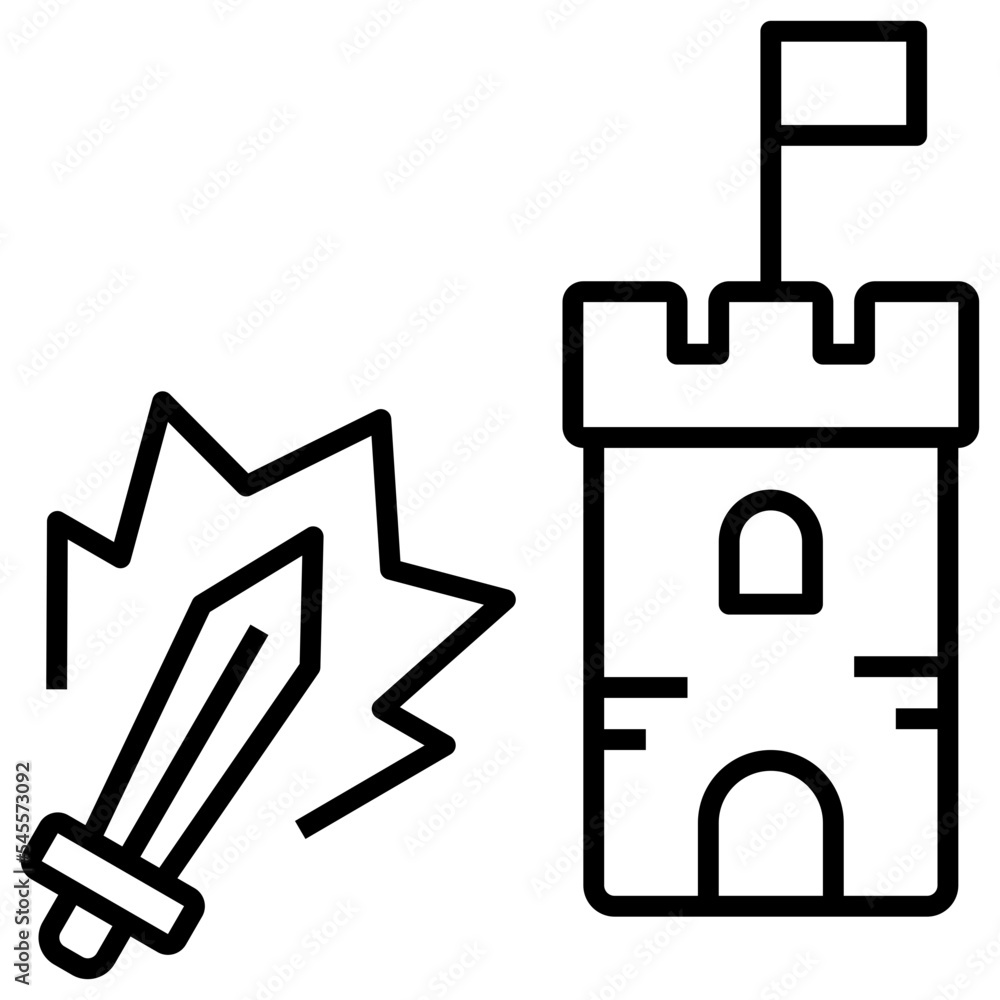damage outline style icon damage outline style icon