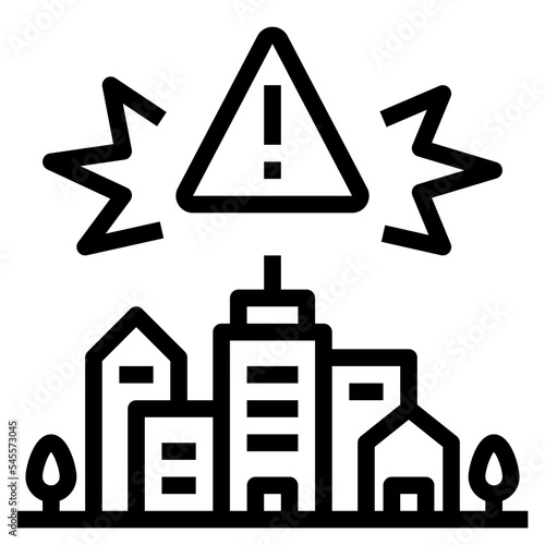 critical outline style icon