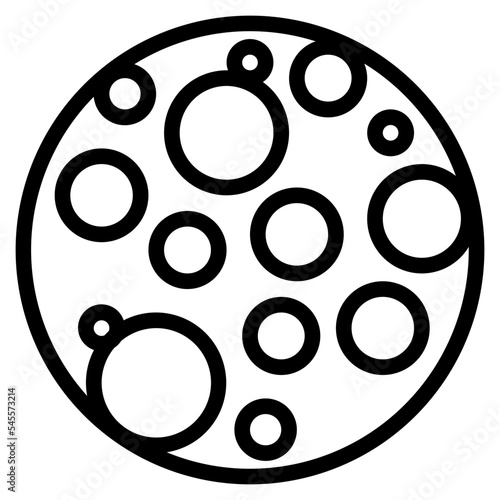 density outline style icon