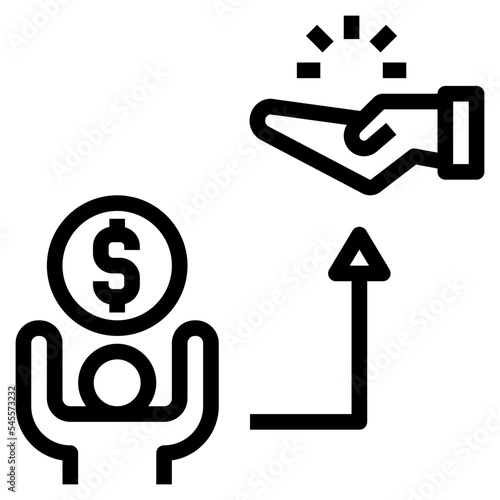dept outline style icon