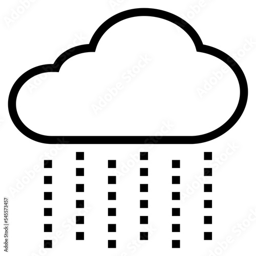 drizzle outline style icon
