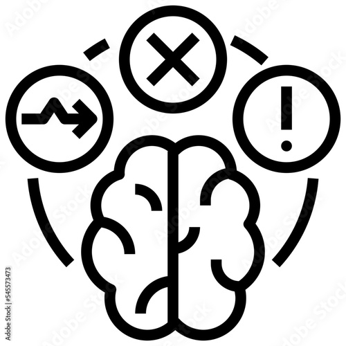 dysfunction outline style icon