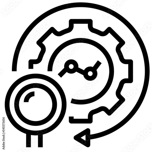 evaluating outline style icon