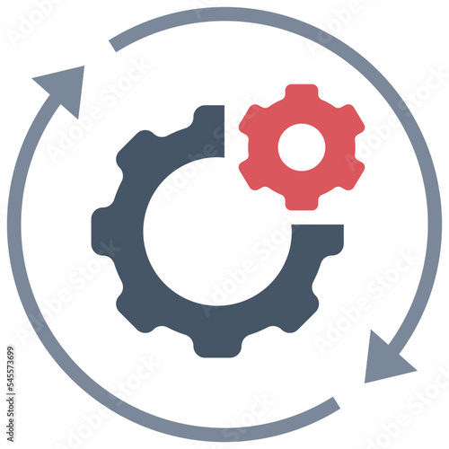 action flat style icon