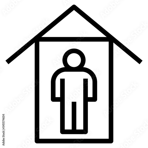individual outline style icon