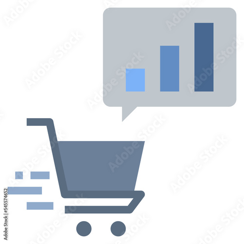 demand flat style icon