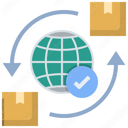 export flat style icon