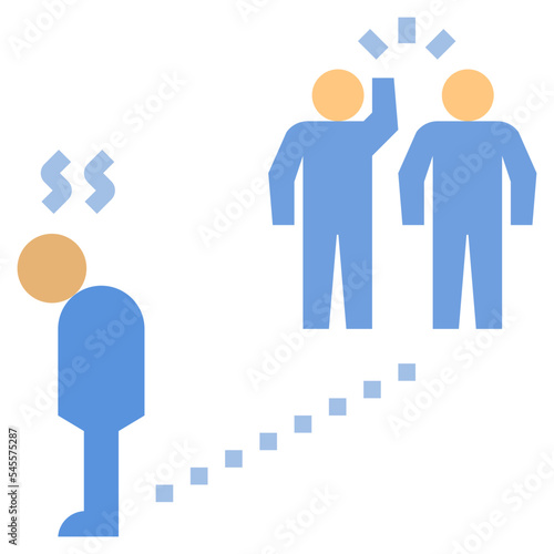 gossip flat style icon