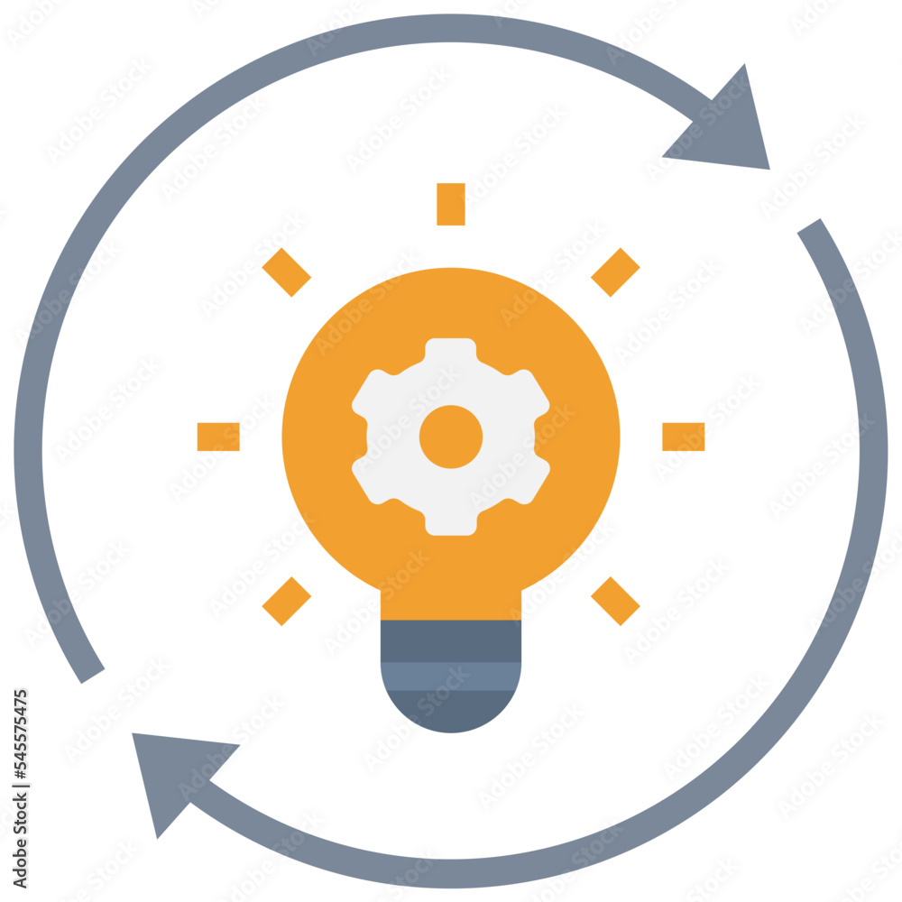 ideation flat style icon ideation flat style icon