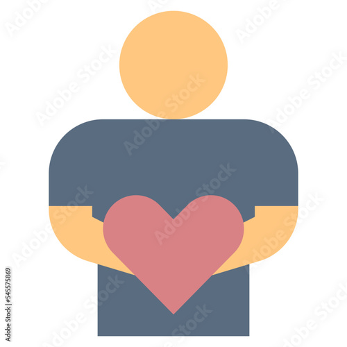 love flat style icon