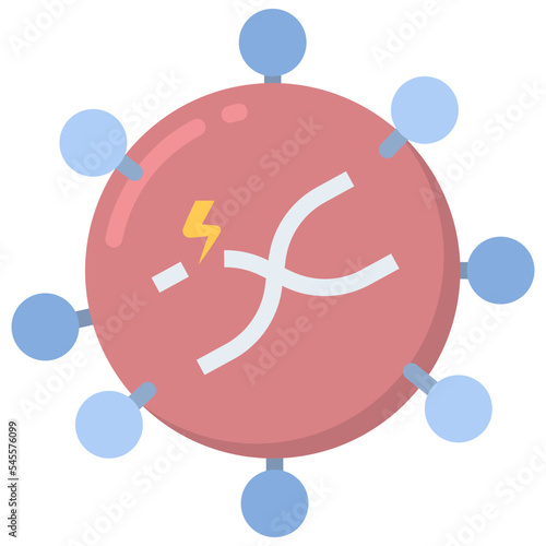 mutation flat style icon