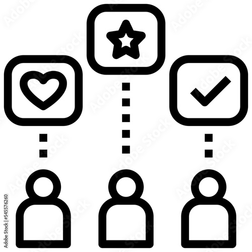 personalized outline style icon