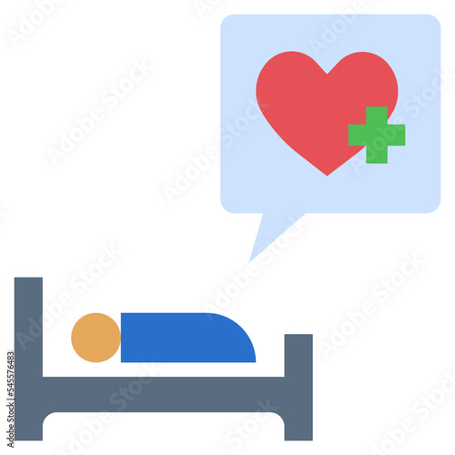 patient flat style icon