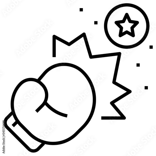 practice outline style icon