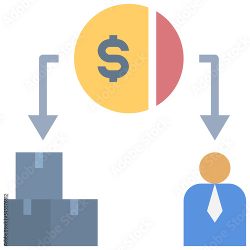 procurement flat style icon