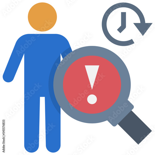 prognosis flat style icon