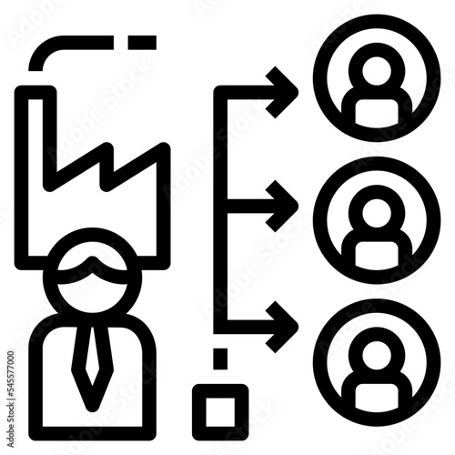 provision outline style icon