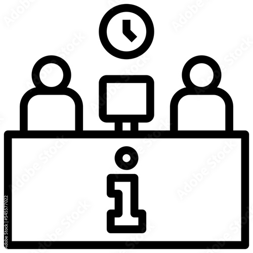 public outline style icon