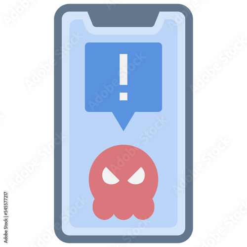 scammer flat style icon