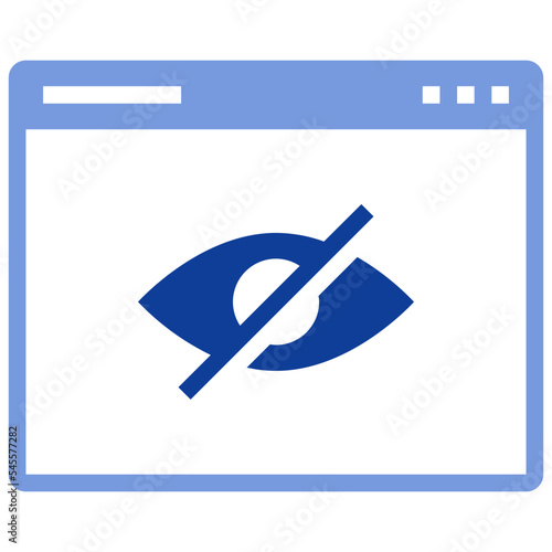 sensitive content flat style icon