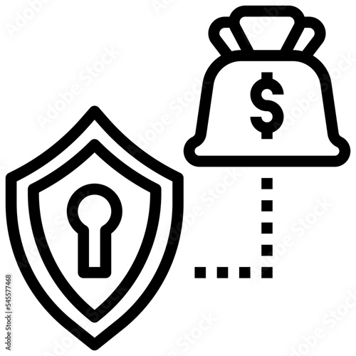 retain outline style icon