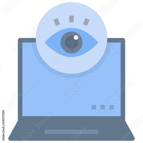 tracking flat style icon