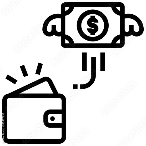 shortage outline style icon