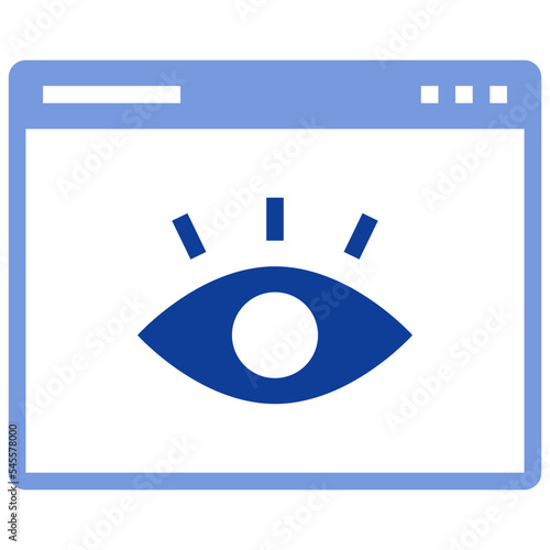 visible flat style icon