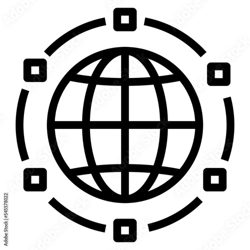 spans outline style icon