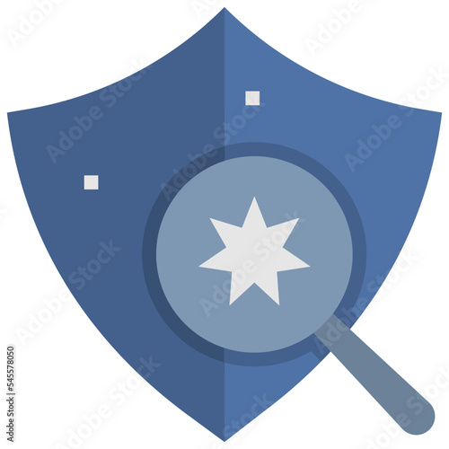 vulnerability flat style icon