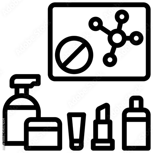 sulfate outline style icon