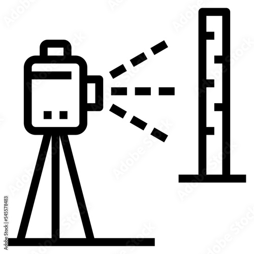 tripod outline style icon