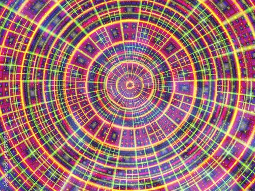 幻想的な幾何学的イメージ