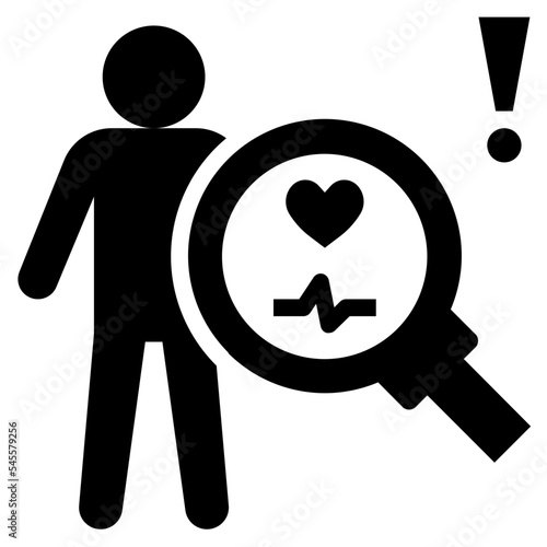 abnormal glyph style icon